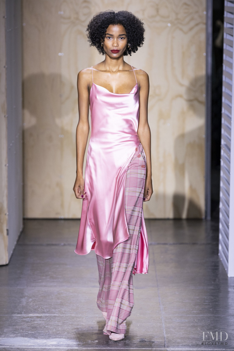 Isilda Moreira featured in  the Jonathan Simkhai fashion show for Autumn/Winter 2019