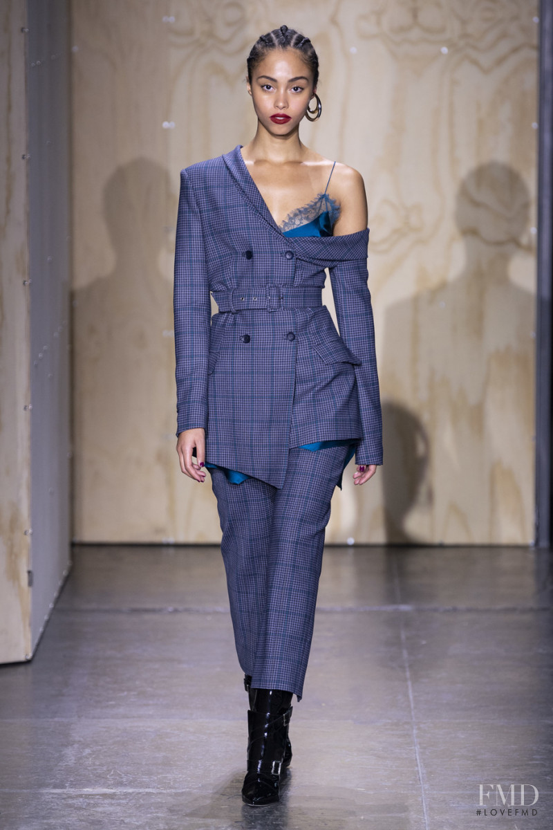 Lola Hendrickx featured in  the Jonathan Simkhai fashion show for Autumn/Winter 2019