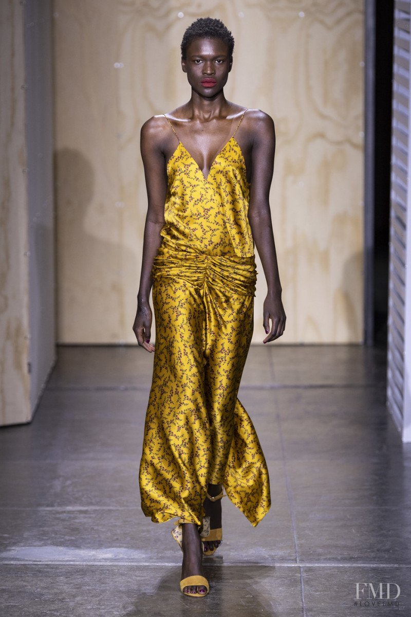 Awar Mou featured in  the Jonathan Simkhai fashion show for Autumn/Winter 2019
