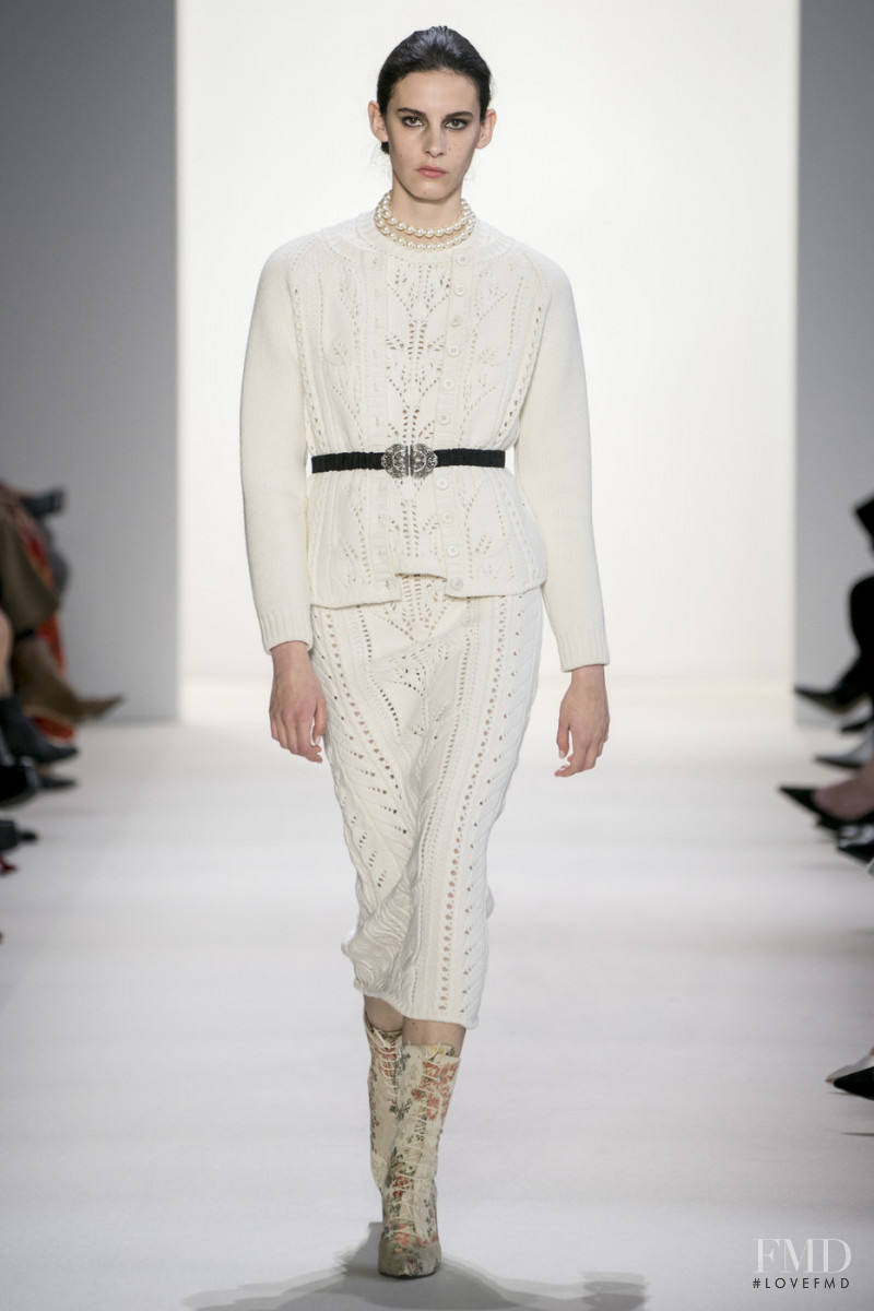 Cyrielle Lalande featured in  the Brock Collection fashion show for Autumn/Winter 2019