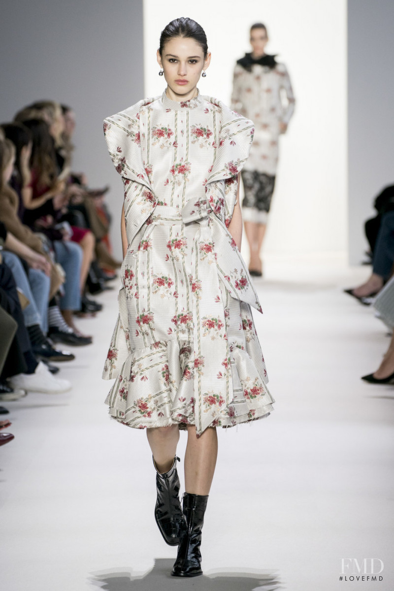 Aleyna Fitzgerald featured in  the Brock Collection fashion show for Autumn/Winter 2019