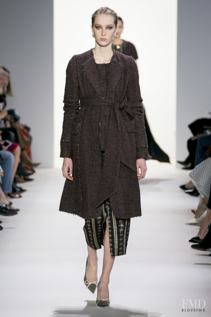 Kateryna Zub featured in  the Brock Collection fashion show for Autumn/Winter 2019