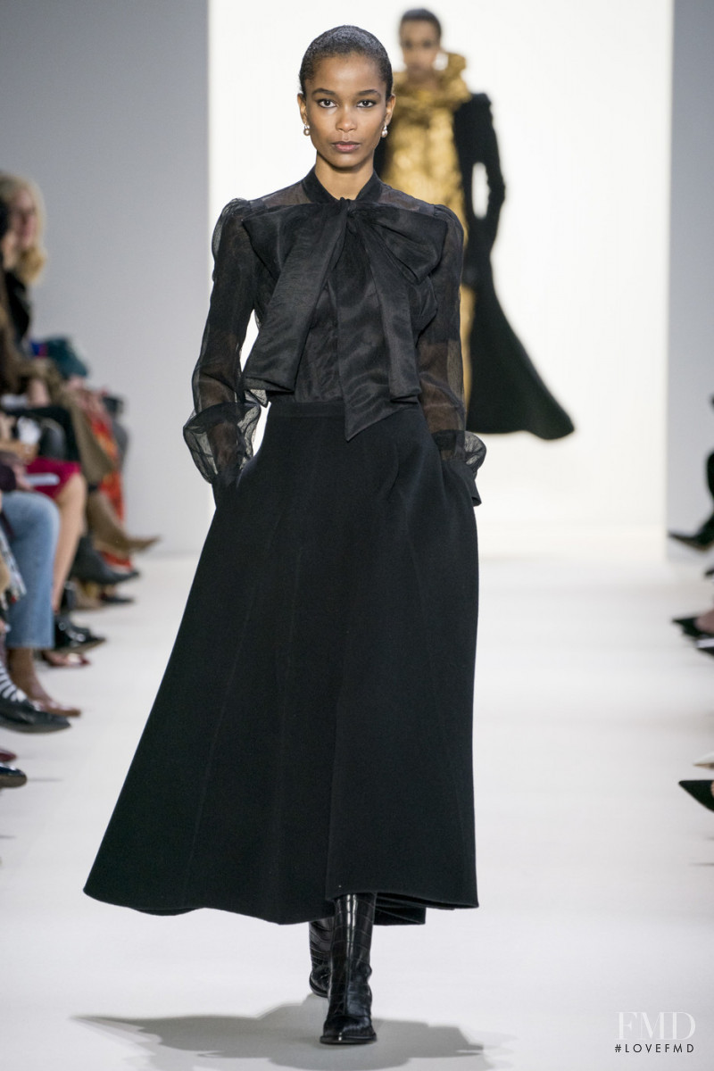 Isilda Moreira featured in  the Brock Collection fashion show for Autumn/Winter 2019