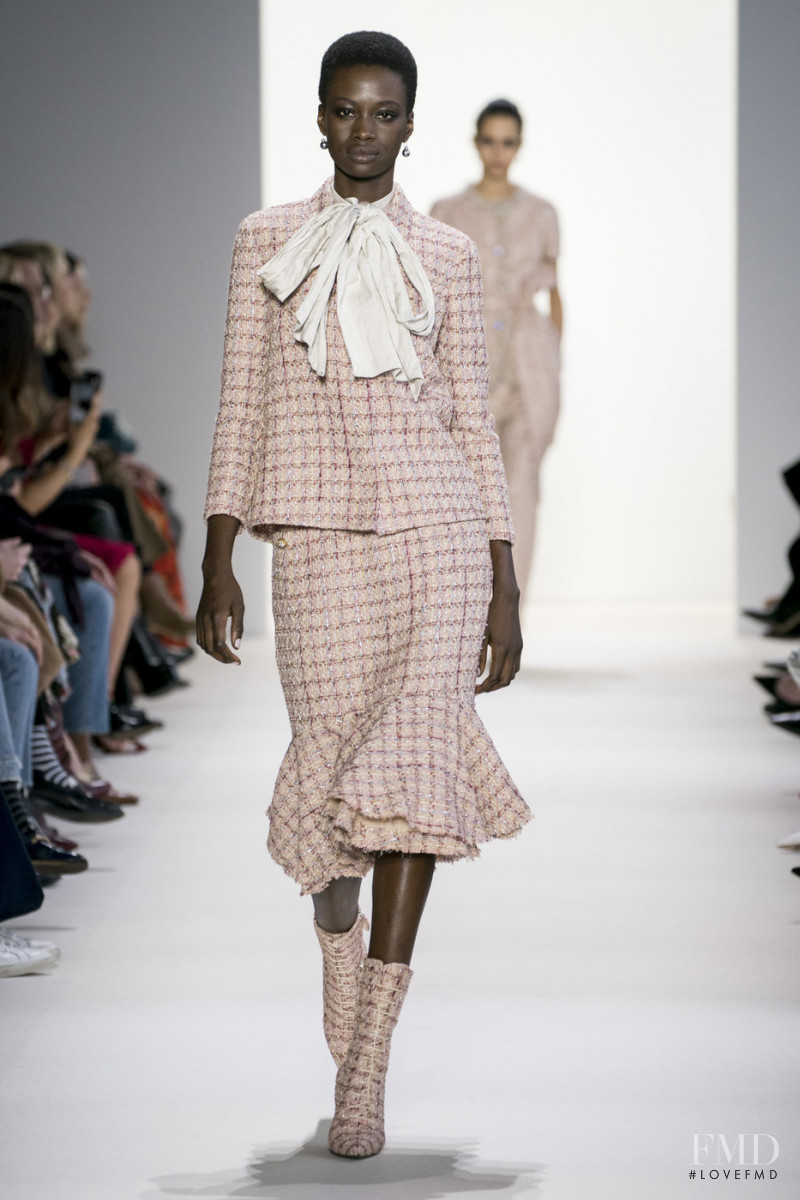 Fatou Jobe featured in  the Brock Collection fashion show for Autumn/Winter 2019