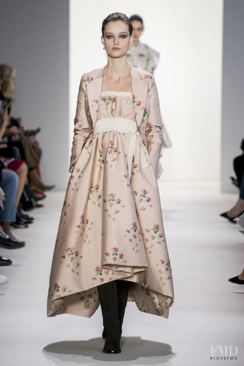 Sara Van Der Hoek featured in  the Brock Collection fashion show for Autumn/Winter 2019