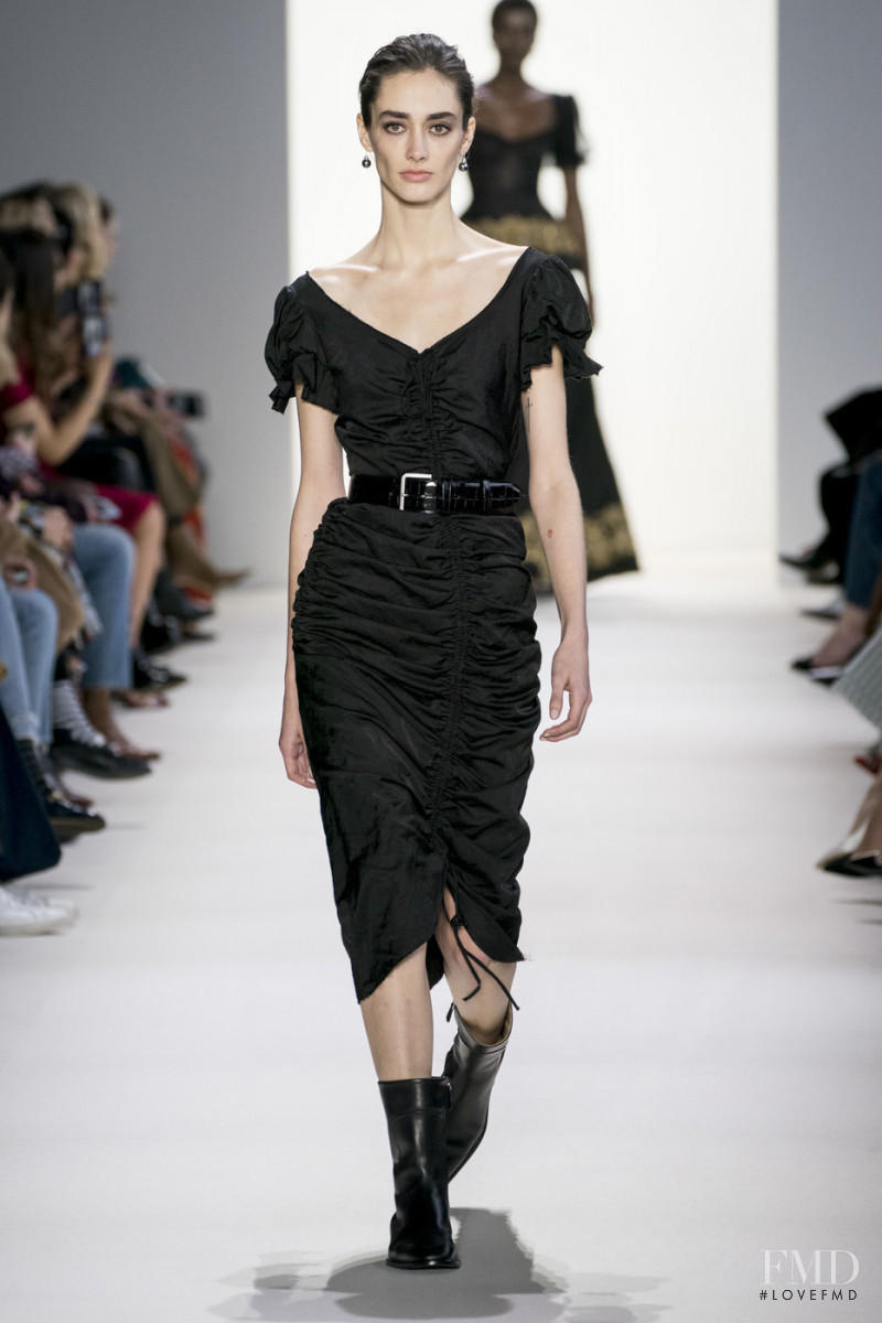 Amanda Googe featured in  the Brock Collection fashion show for Autumn/Winter 2019