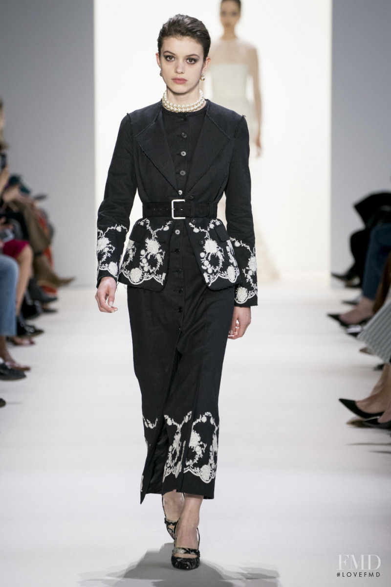 Aurore Franche featured in  the Brock Collection fashion show for Autumn/Winter 2019