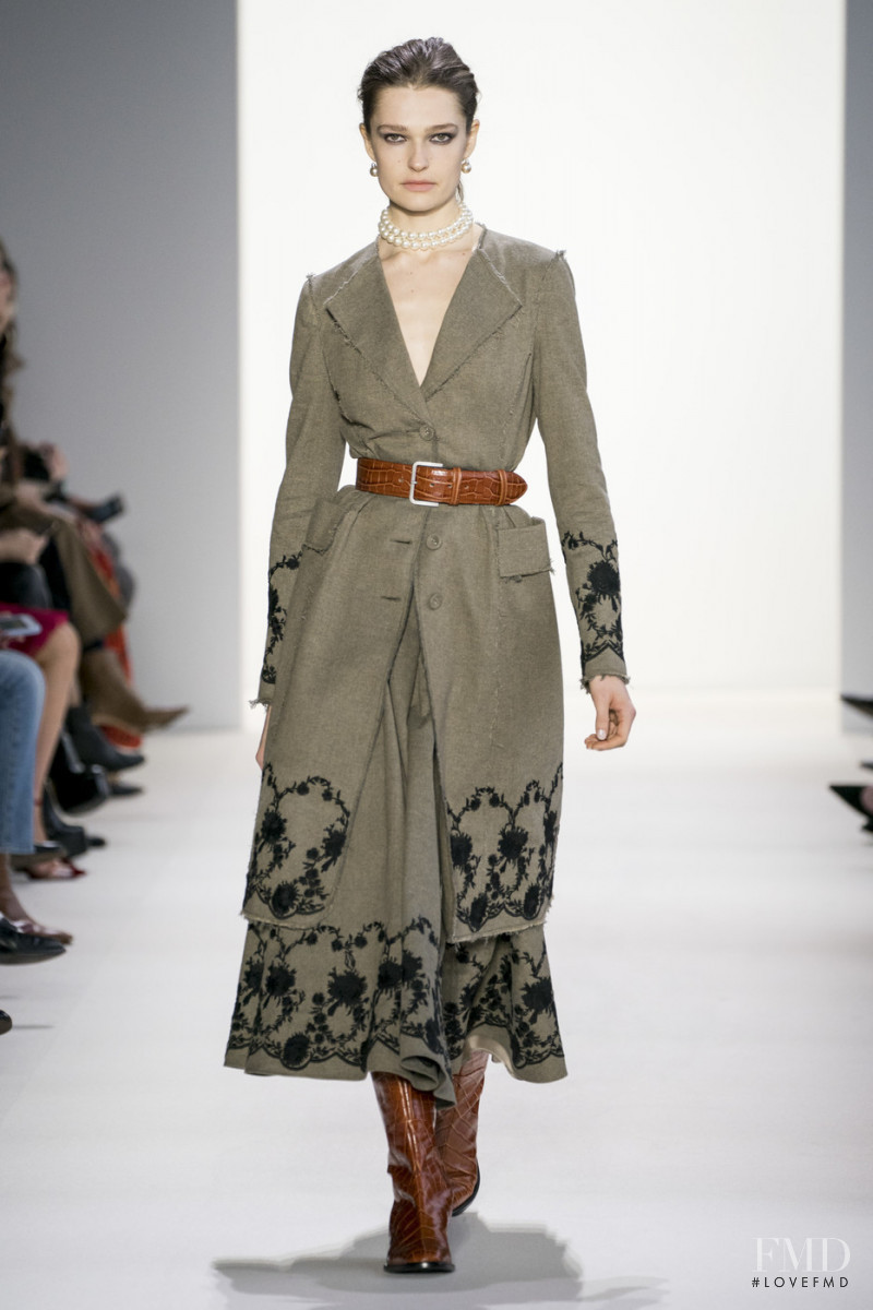 Laura Schoenmakers featured in  the Brock Collection fashion show for Autumn/Winter 2019