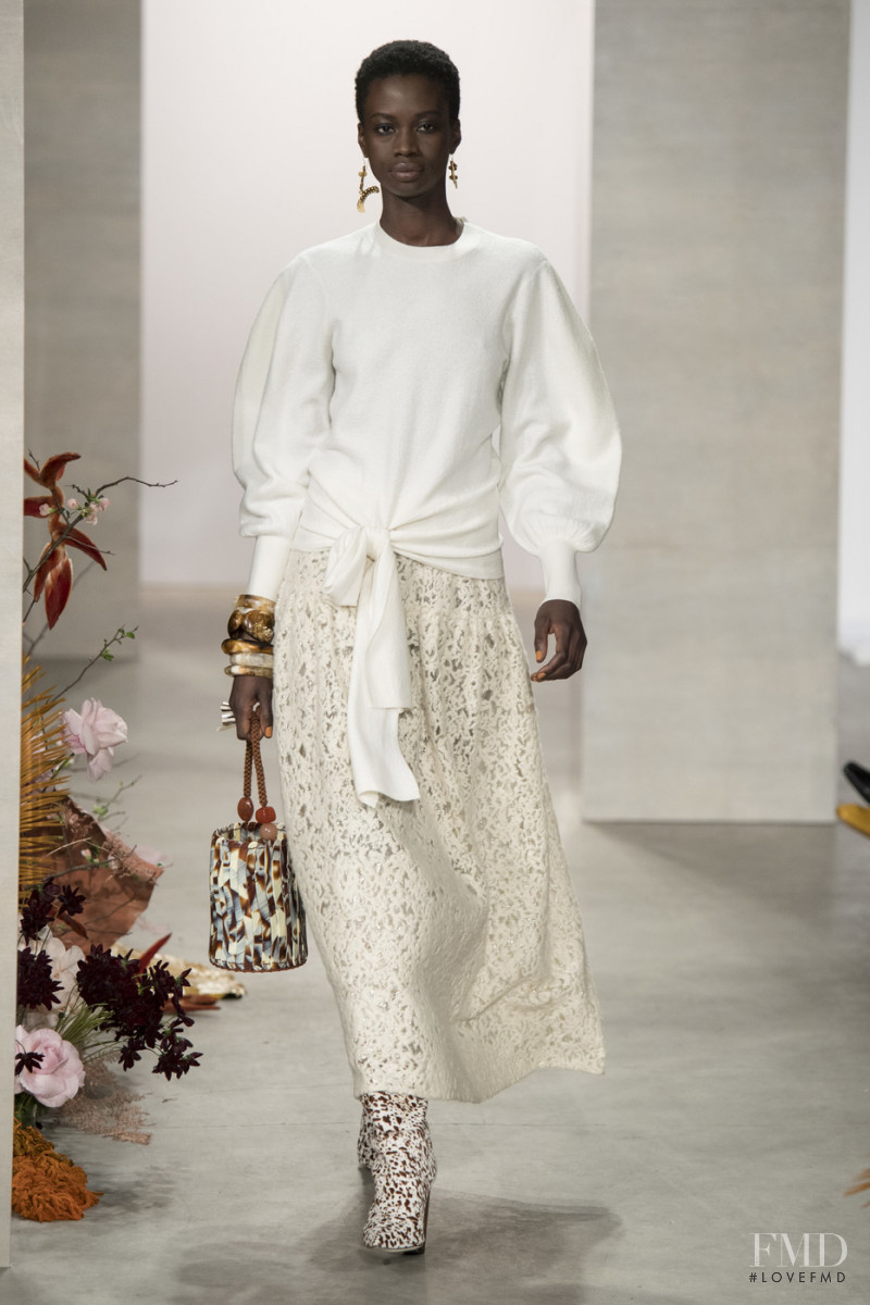 Fatou Jobe featured in  the Ulla Johnson fashion show for Autumn/Winter 2019