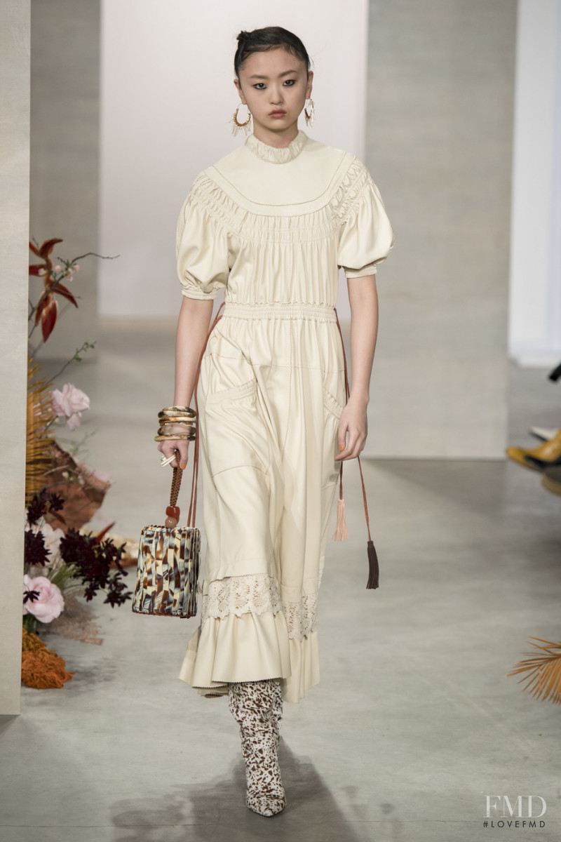 Xu Jing featured in  the Ulla Johnson fashion show for Autumn/Winter 2019