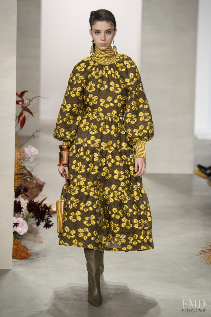 Manuela Miloqui featured in  the Ulla Johnson fashion show for Autumn/Winter 2019