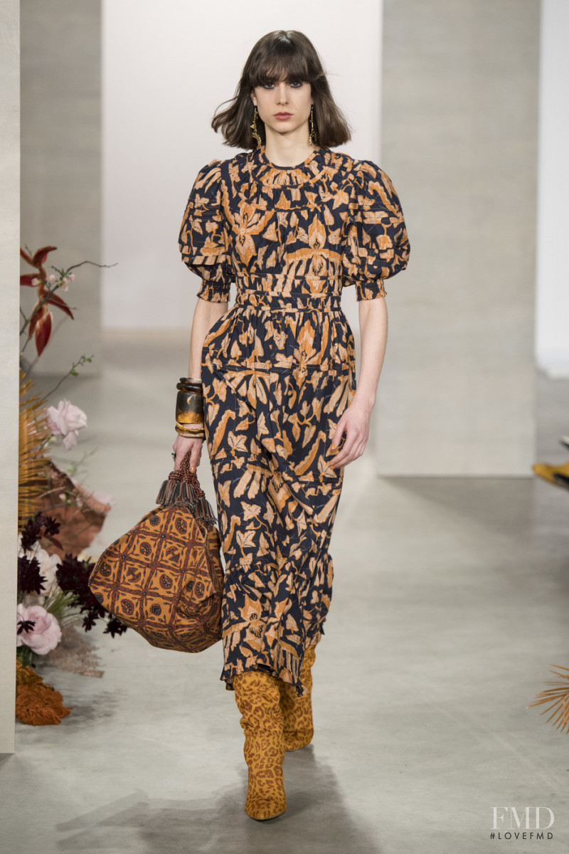 Beatriz Ronda featured in  the Ulla Johnson fashion show for Autumn/Winter 2019