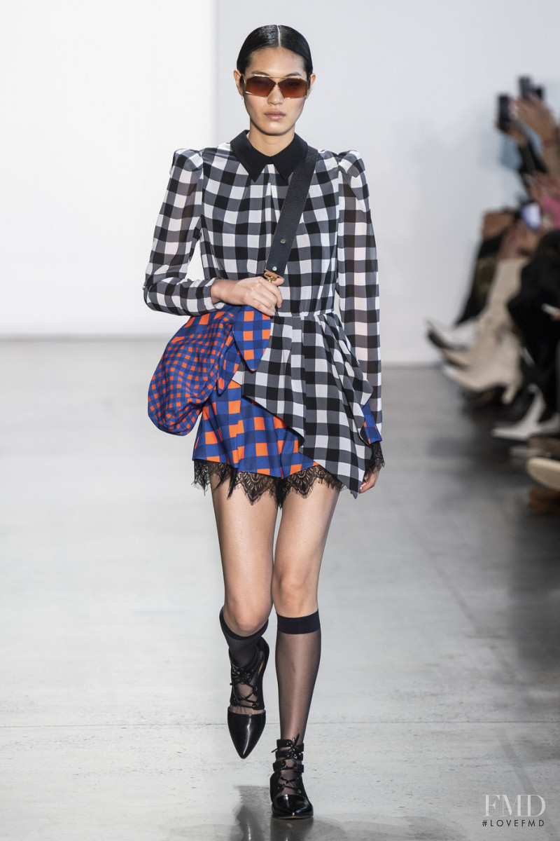 Chiharu Okunugi featured in  the Self Portrait fashion show for Autumn/Winter 2019