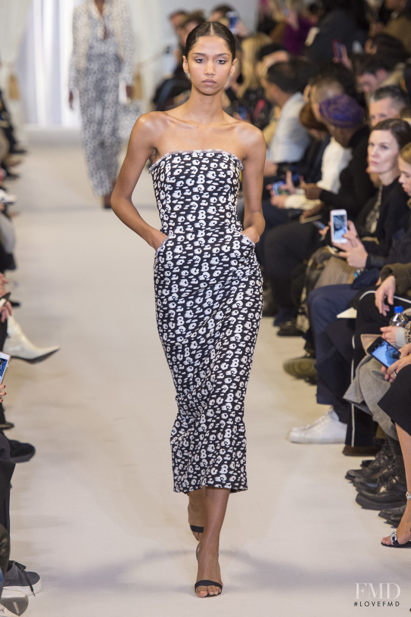Aiden Curtiss featured in  the Brandon Maxwell fashion show for Autumn/Winter 2019