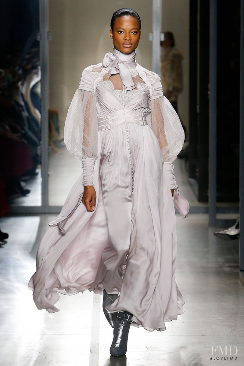 Mayowa Nicholas featured in  the Zimmermann fashion show for Autumn/Winter 2019