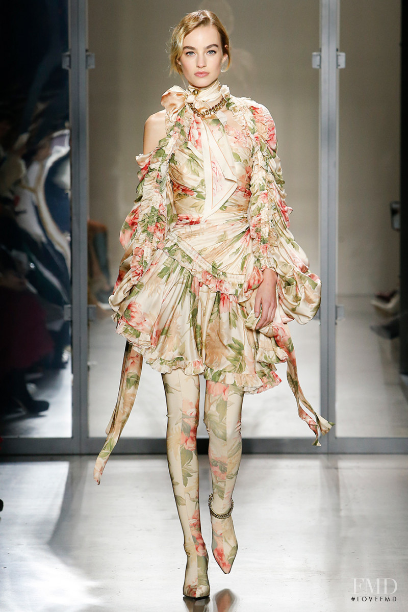 Maartje Verhoef featured in  the Zimmermann fashion show for Autumn/Winter 2019