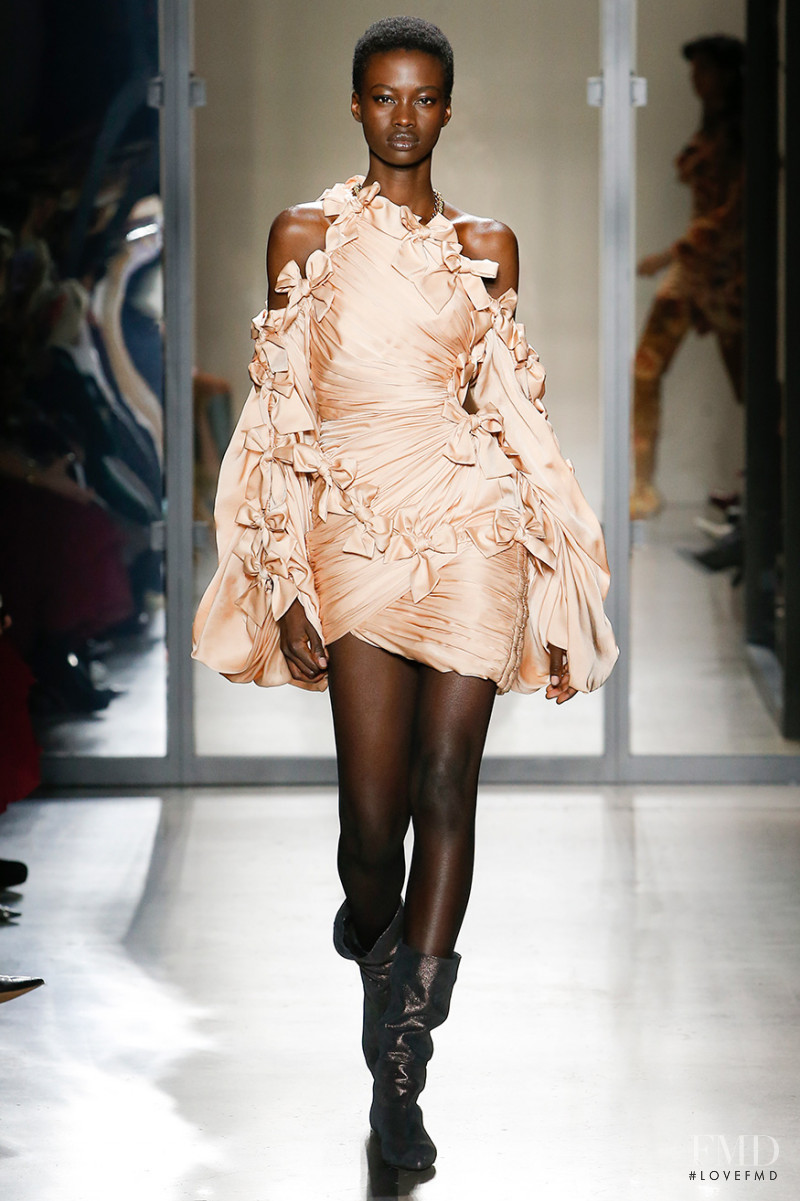 Fatou Jobe featured in  the Zimmermann fashion show for Autumn/Winter 2019