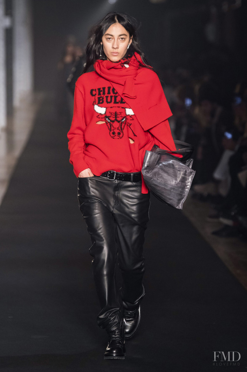 Gaia Orgeas featured in  the Zadig & Voltaire fashion show for Autumn/Winter 2019