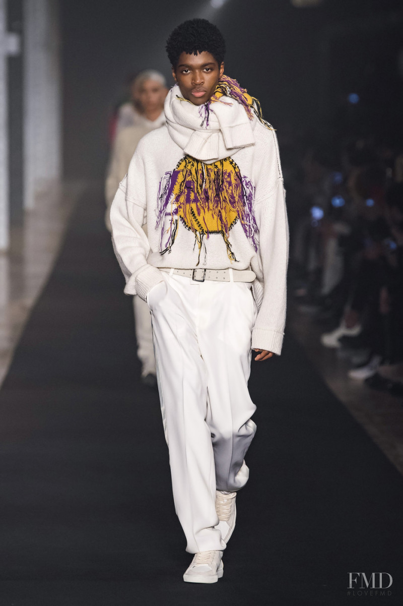 Alton Mason featured in  the Zadig & Voltaire fashion show for Autumn/Winter 2019