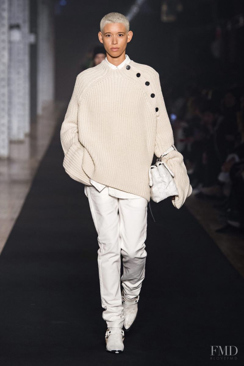 Janiece Dilone featured in  the Zadig & Voltaire fashion show for Autumn/Winter 2019