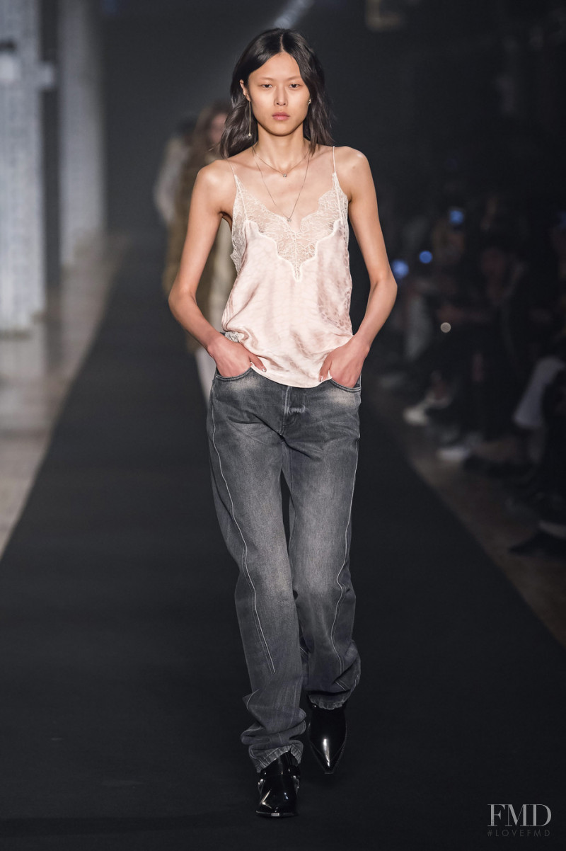 Su Kexin featured in  the Zadig & Voltaire fashion show for Autumn/Winter 2019