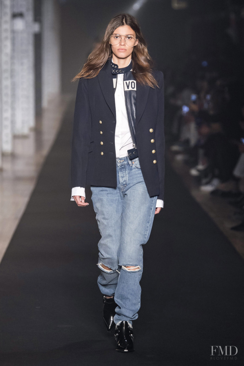 Danielle Lashley featured in  the Zadig & Voltaire fashion show for Autumn/Winter 2019