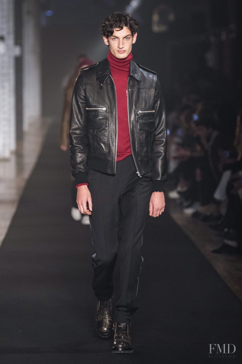 Aaron Shandel featured in  the Zadig & Voltaire fashion show for Autumn/Winter 2019