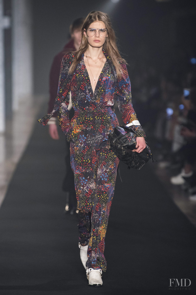 Sophie Rask featured in  the Zadig & Voltaire fashion show for Autumn/Winter 2019