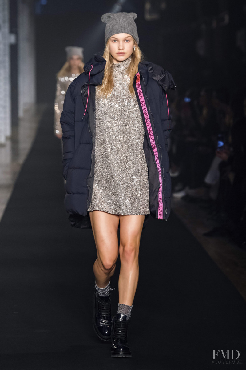 Lotta Kaijarvi featured in  the Zadig & Voltaire fashion show for Autumn/Winter 2019