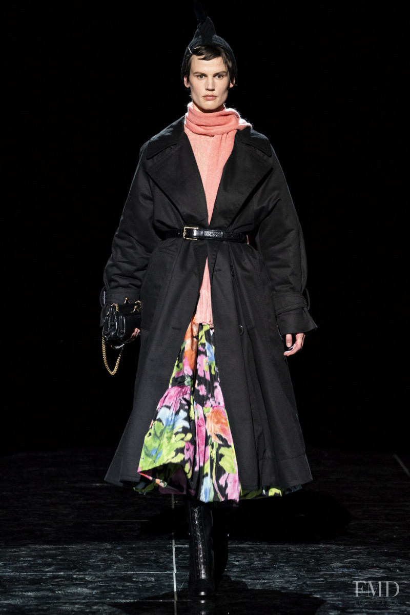 Saskia de Brauw featured in  the Marc Jacobs fashion show for Autumn/Winter 2019
