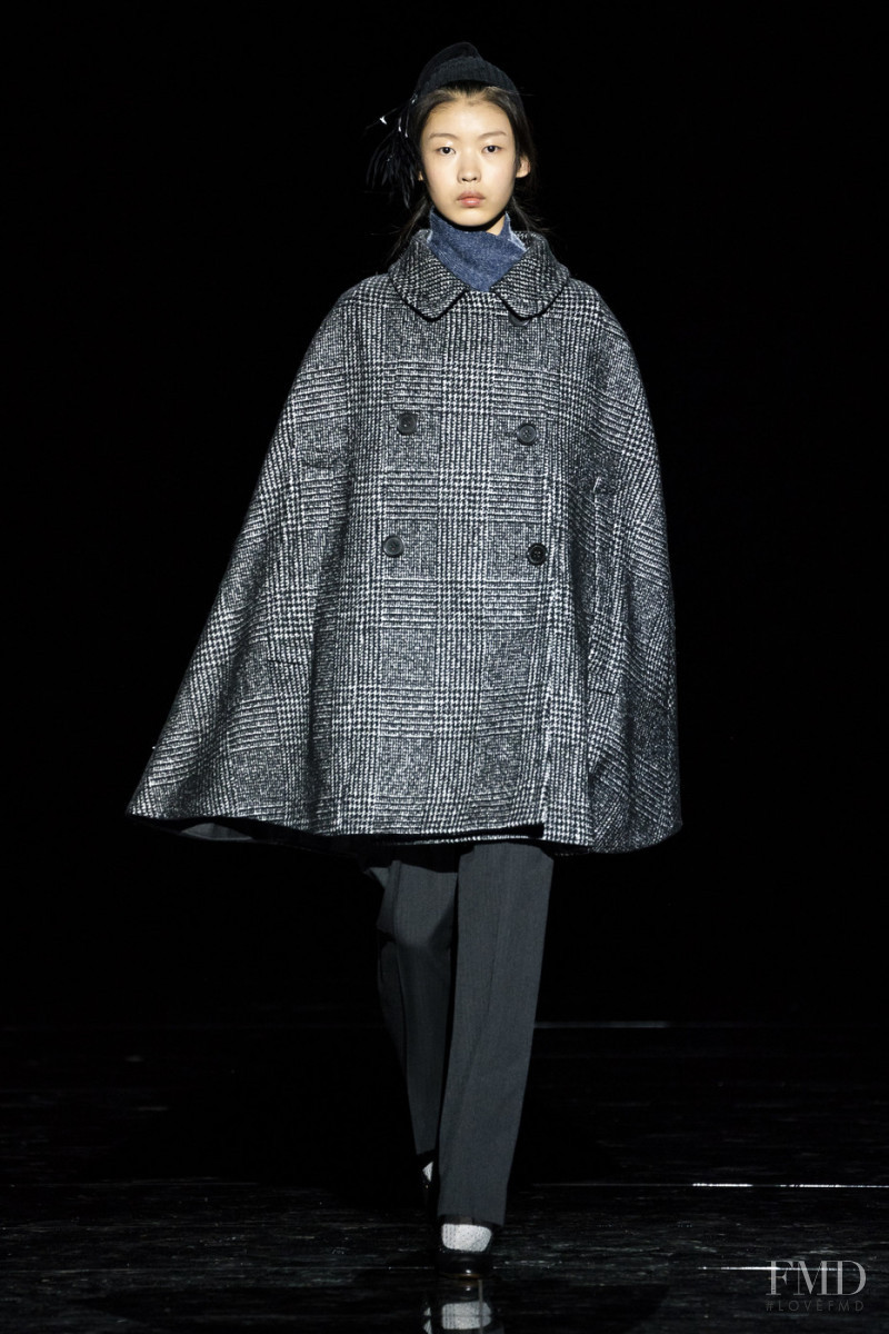 Tang He featured in  the Marc Jacobs fashion show for Autumn/Winter 2019