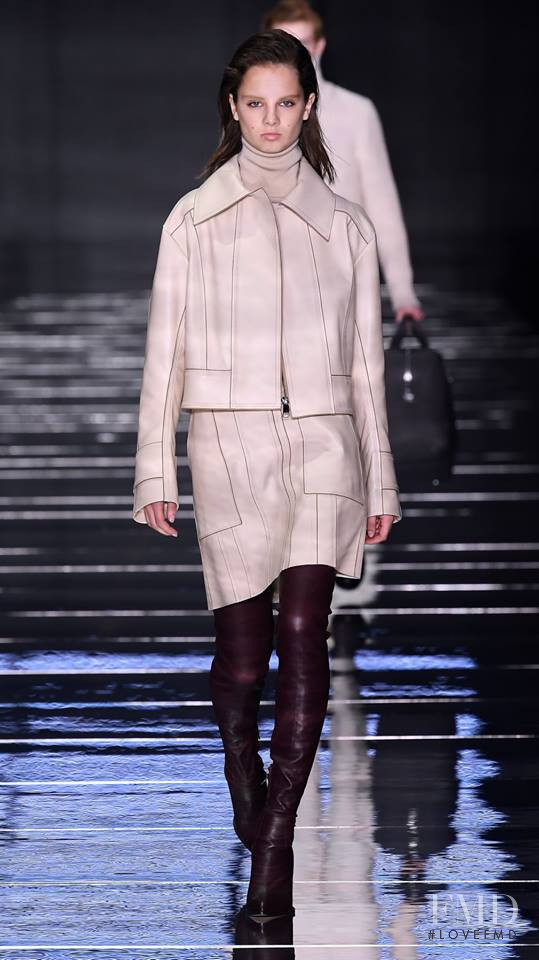 Giselle Norman featured in  the Boss by Hugo Boss fashion show for Autumn/Winter 2019