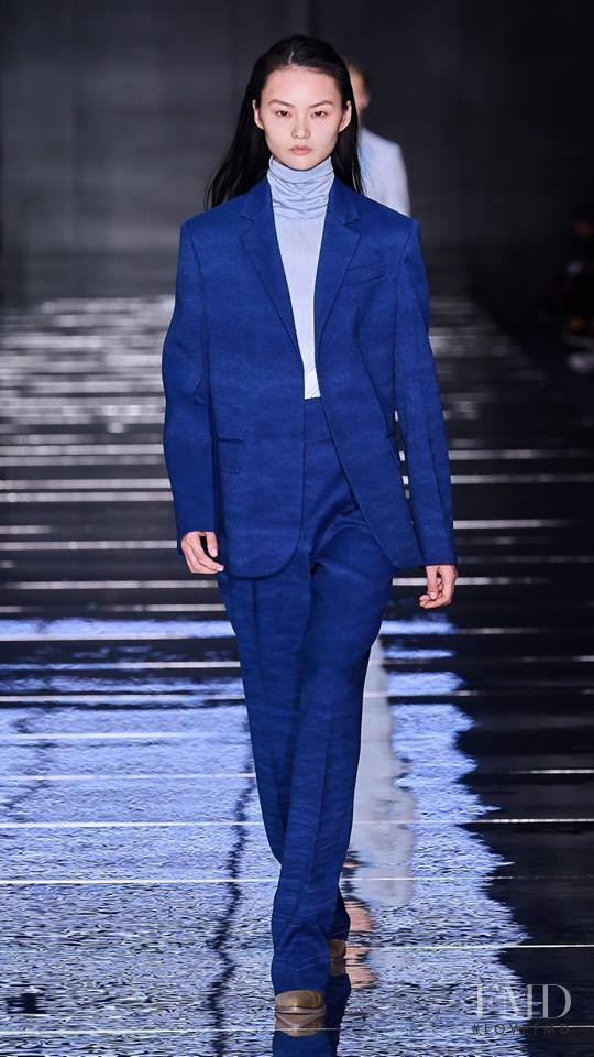 Cong He featured in  the Boss by Hugo Boss fashion show for Autumn/Winter 2019