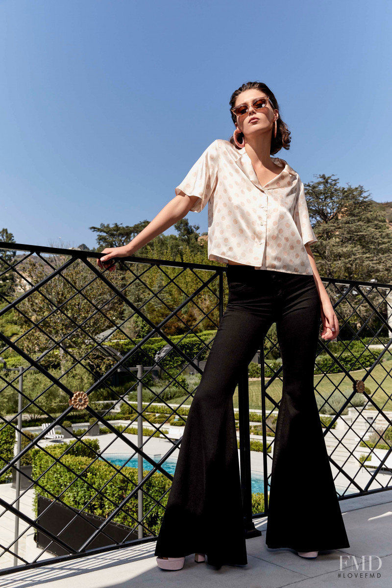 George Gigi Midgley featured in  the L\'Agence lookbook for Spring/Summer 2019