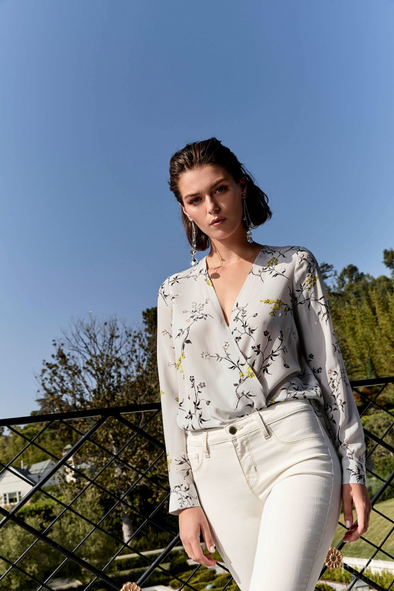 George Gigi Midgley featured in  the L\'Agence lookbook for Spring/Summer 2019