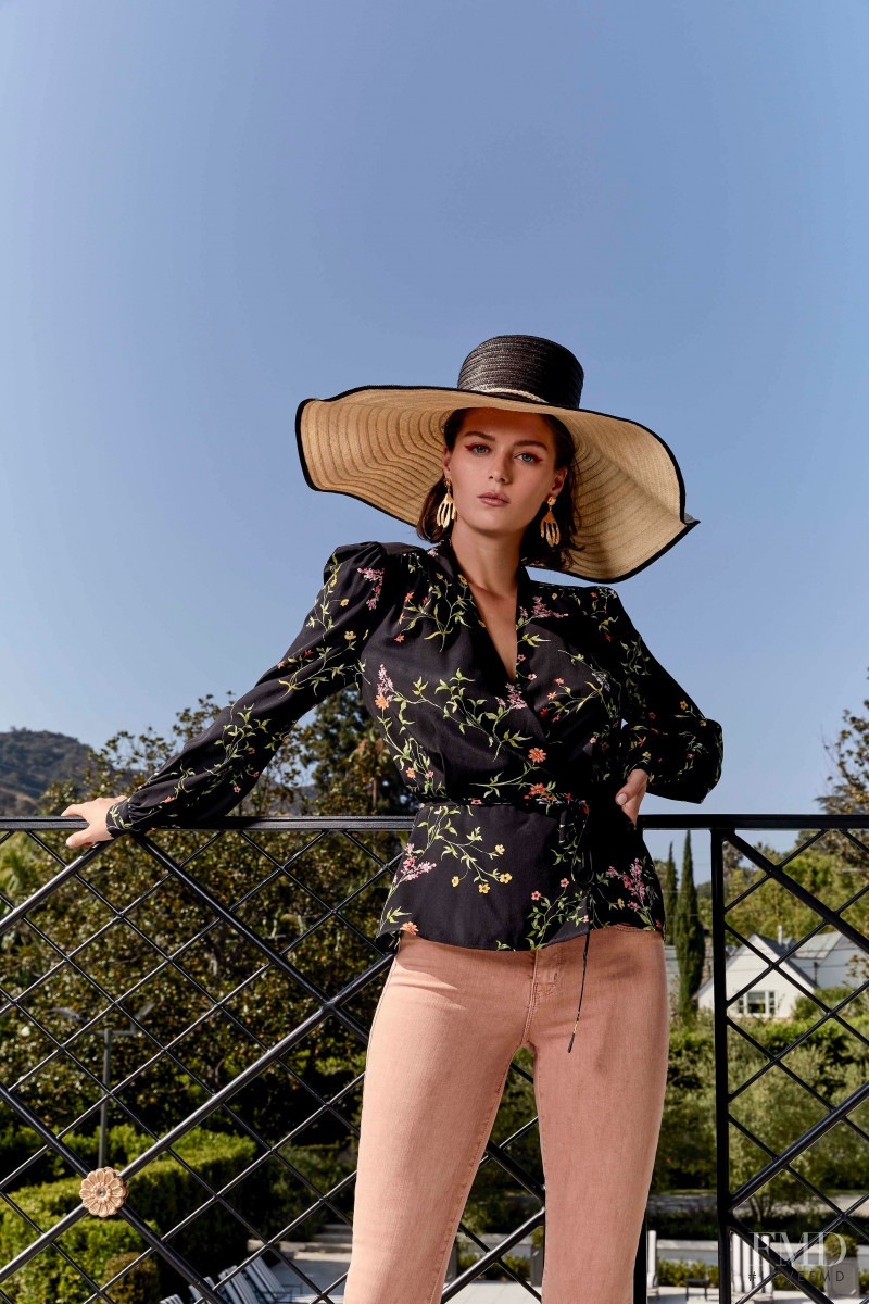 George Gigi Midgley featured in  the L\'Agence lookbook for Spring/Summer 2019