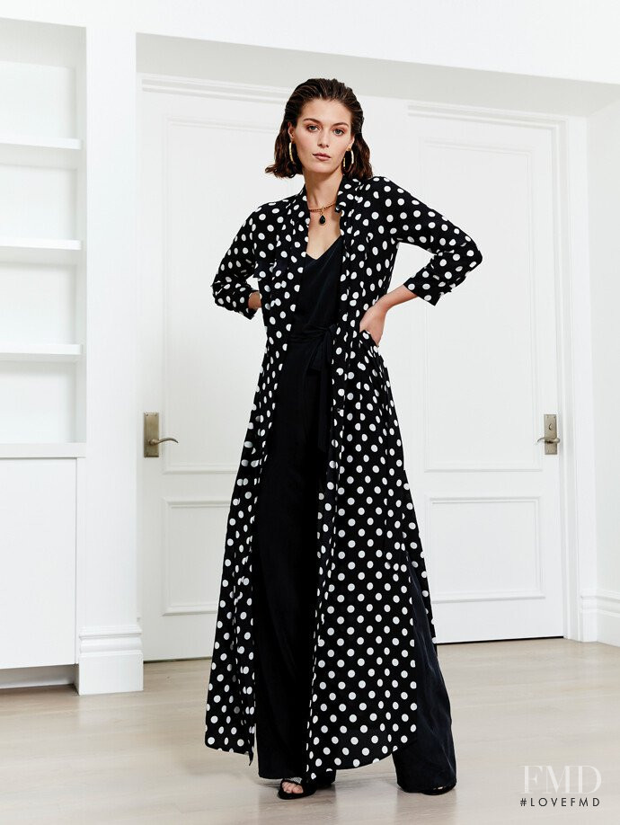 George Gigi Midgley featured in  the L\'Agence lookbook for Spring/Summer 2019