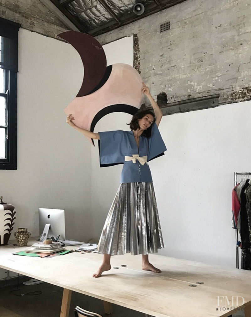 George Gigi Midgley featured in  the Artclub lookbook for Summer 2019