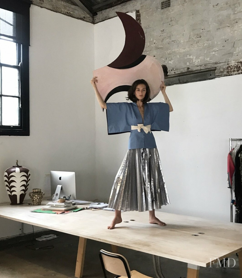 George Gigi Midgley featured in  the Artclub lookbook for Summer 2019