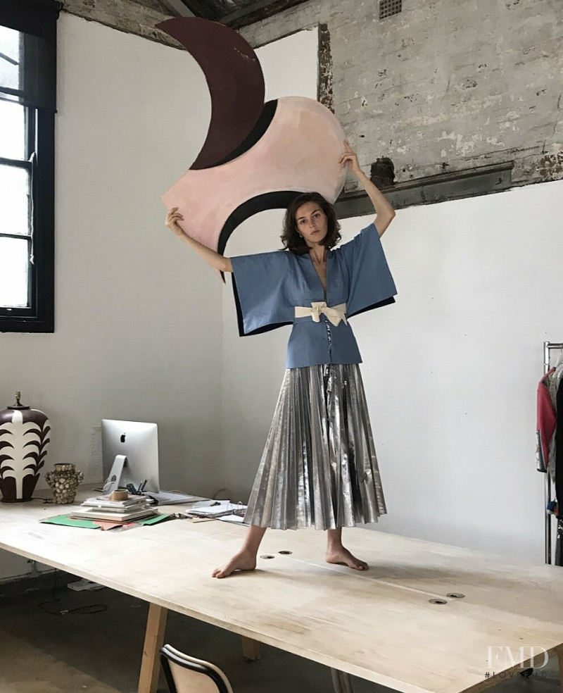 George Gigi Midgley featured in  the Artclub lookbook for Summer 2019