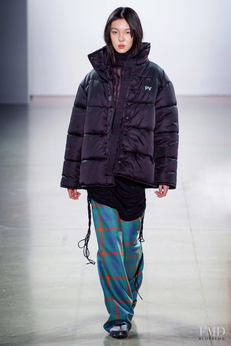 Li YaNan featured in  the PRISCAVera fashion show for Autumn/Winter 2019
