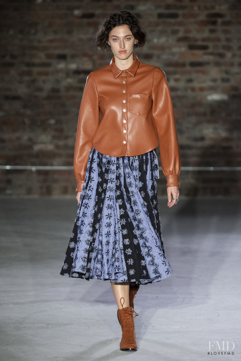 Amber Witcomb featured in  the Jonathan Cohen fashion show for Autumn/Winter 2019