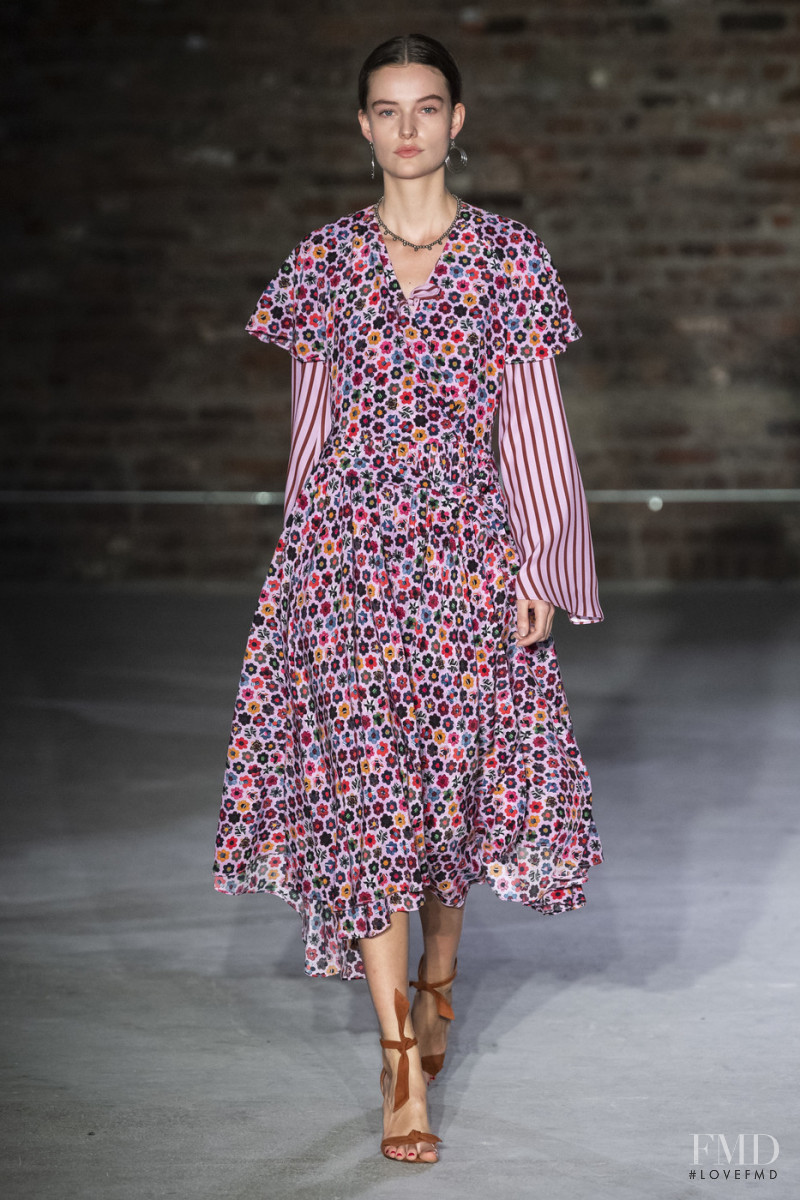 Sara Van Der Hoek featured in  the Jonathan Cohen fashion show for Autumn/Winter 2019