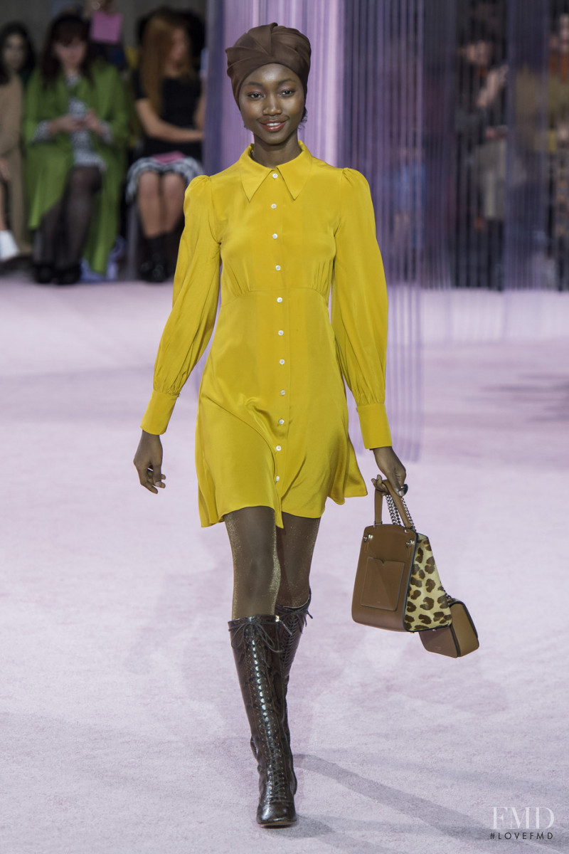 Eniola Abioro featured in  the Kate Spade New York fashion show for Autumn/Winter 2019