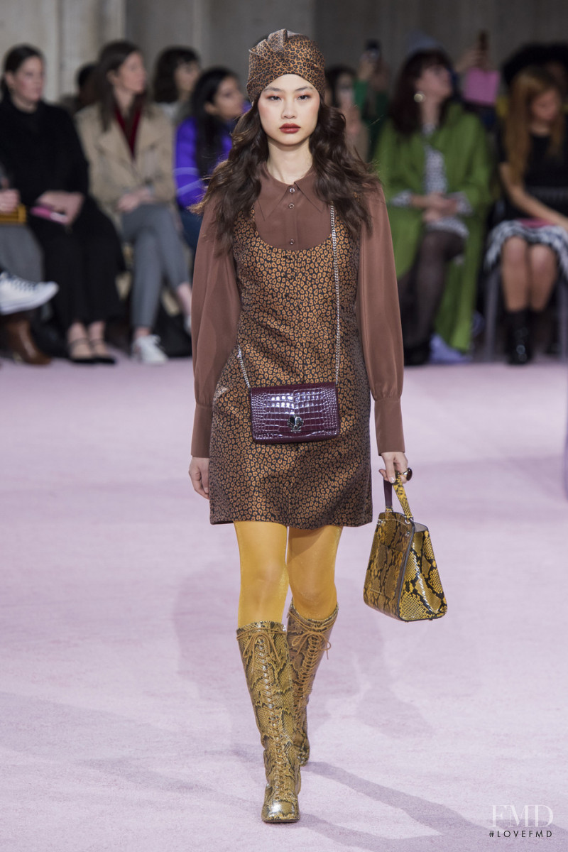 HoYeon Jung featured in  the Kate Spade New York fashion show for Autumn/Winter 2019