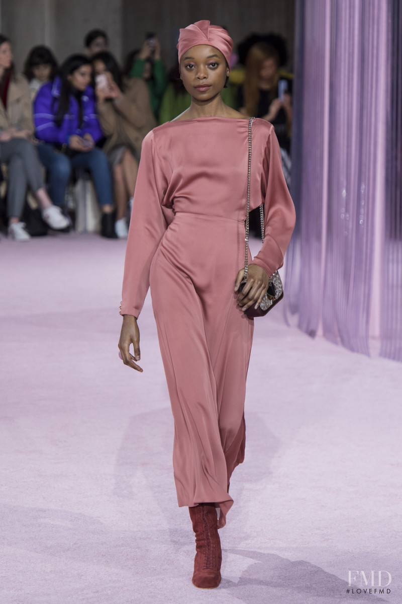 Olivia Anakwe featured in  the Kate Spade New York fashion show for Autumn/Winter 2019