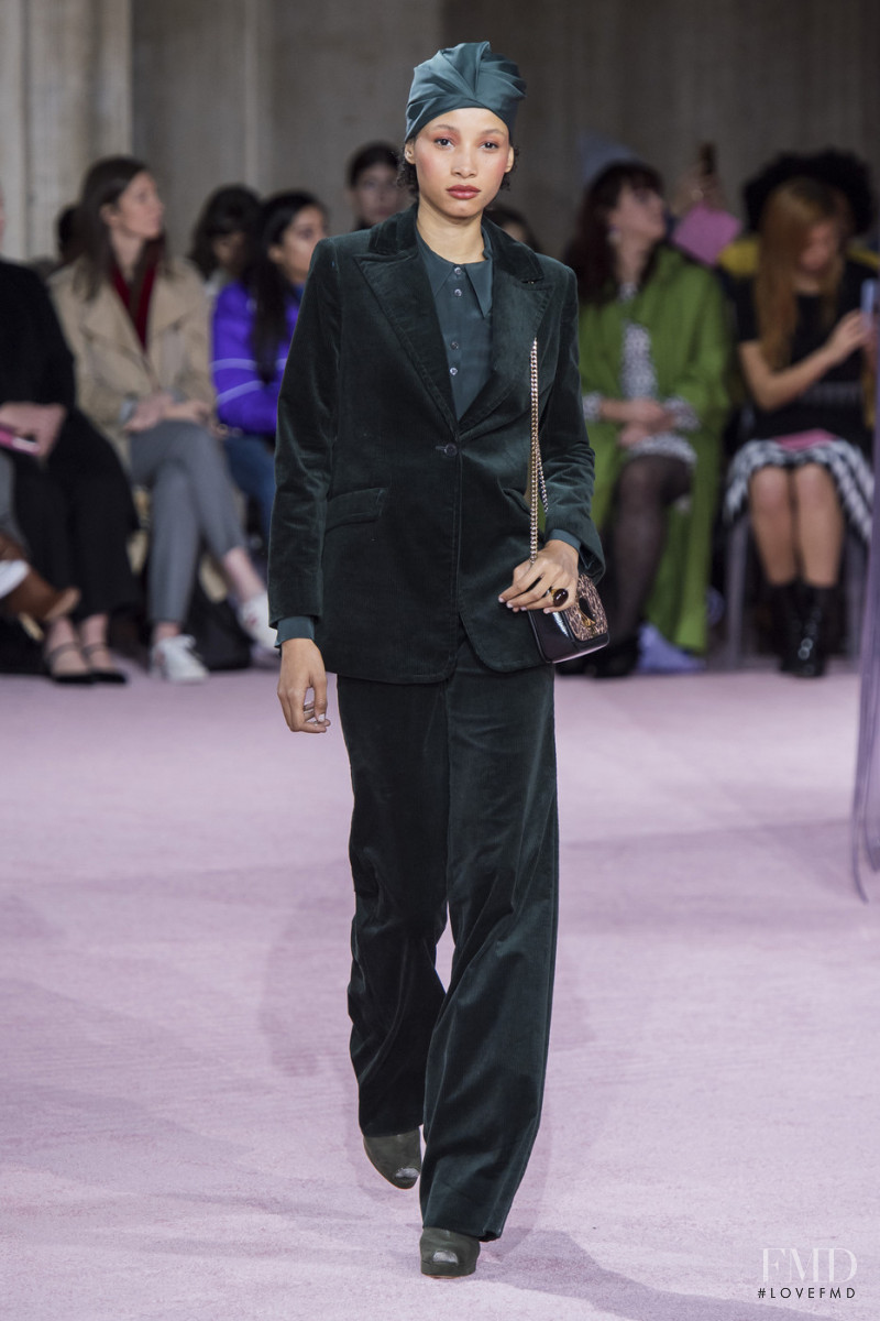 Lineisy Montero featured in  the Kate Spade New York fashion show for Autumn/Winter 2019