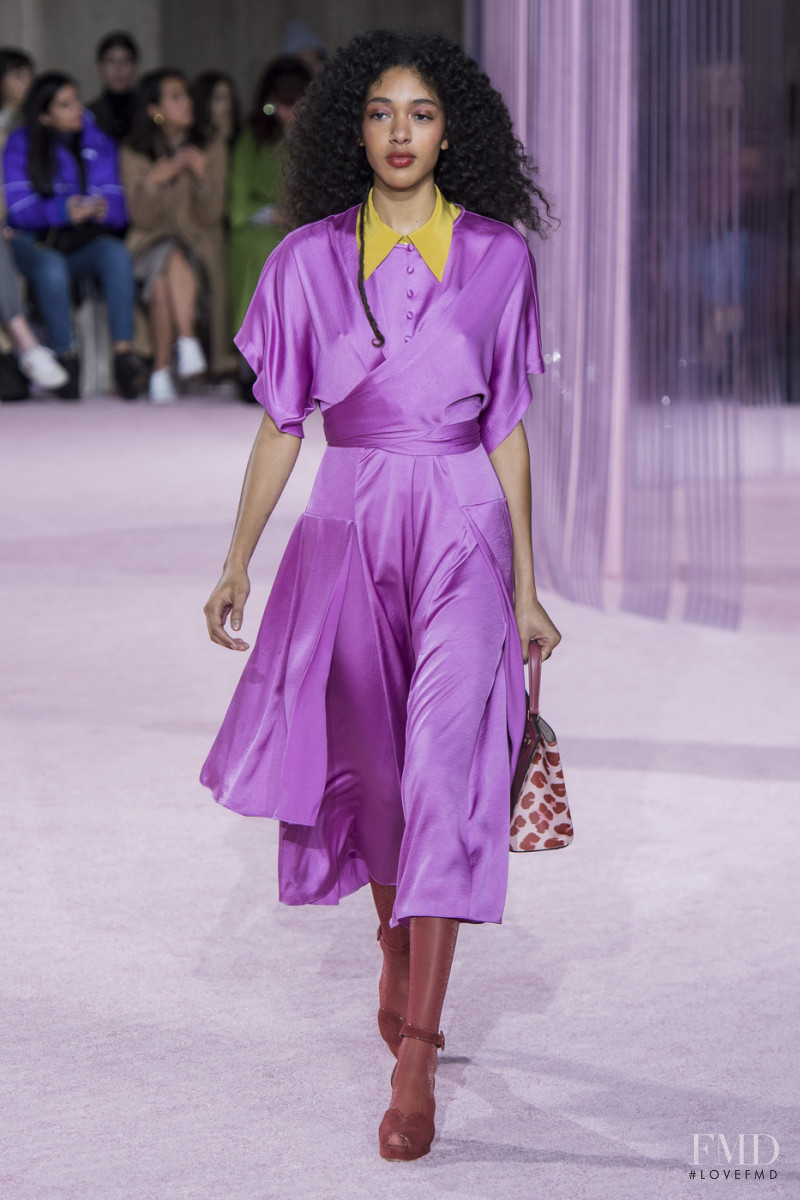 Riane Herzik featured in  the Kate Spade New York fashion show for Autumn/Winter 2019