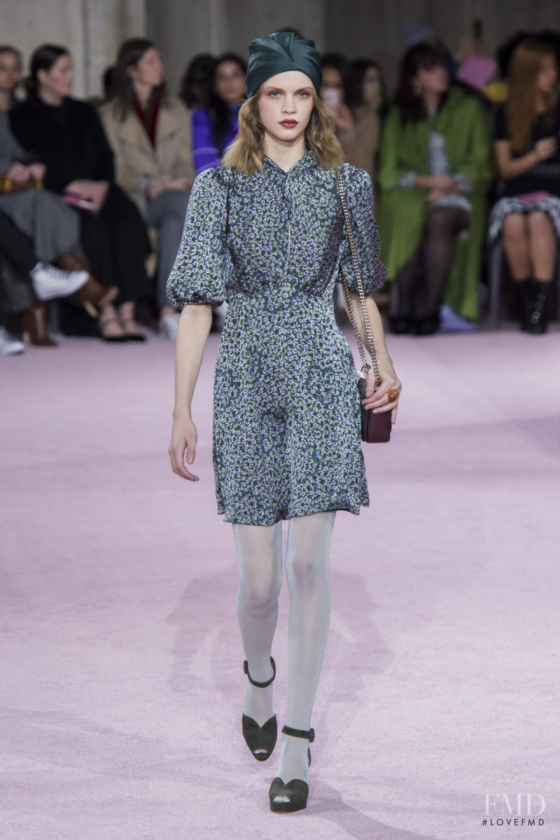 Faith Lynch featured in  the Kate Spade New York fashion show for Autumn/Winter 2019