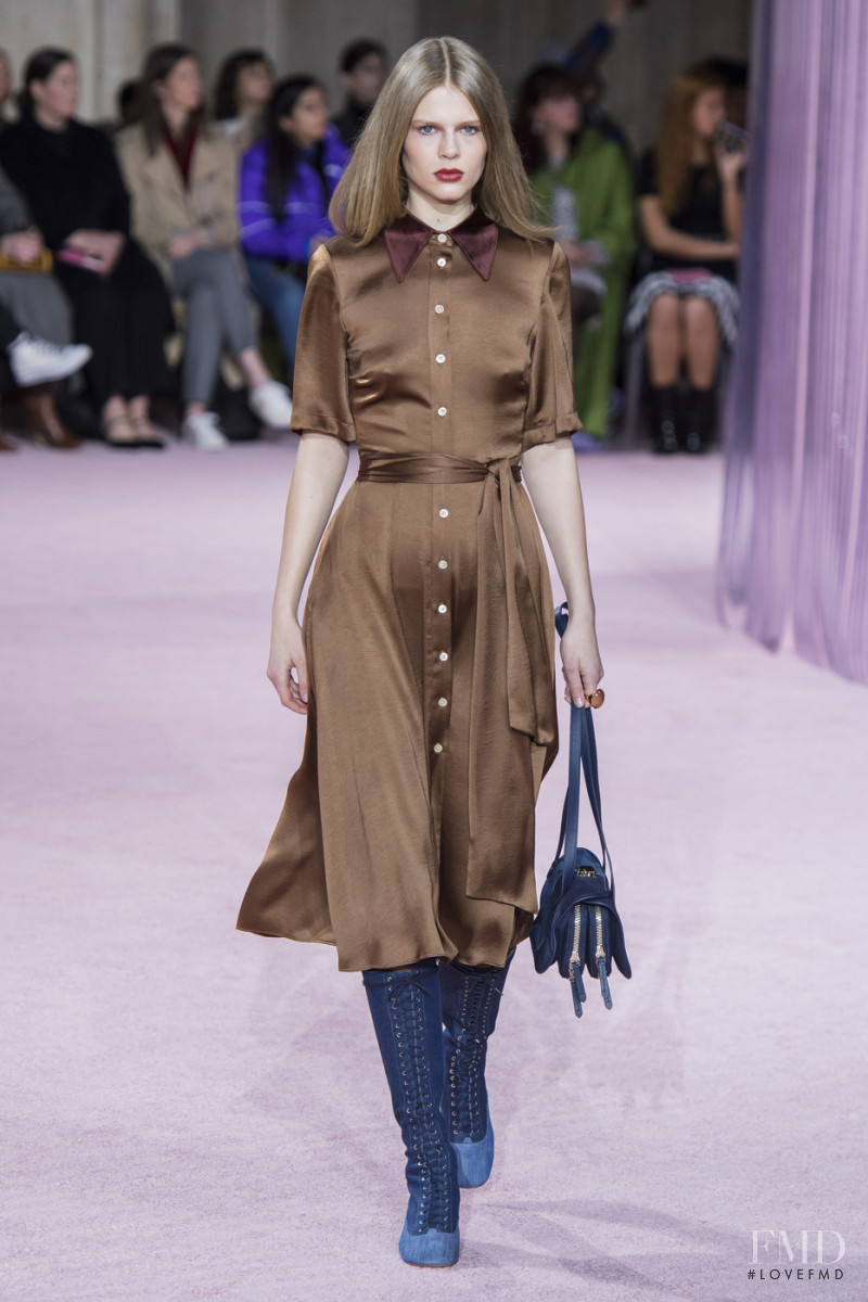 Estelle Nehring featured in  the Kate Spade New York fashion show for Autumn/Winter 2019